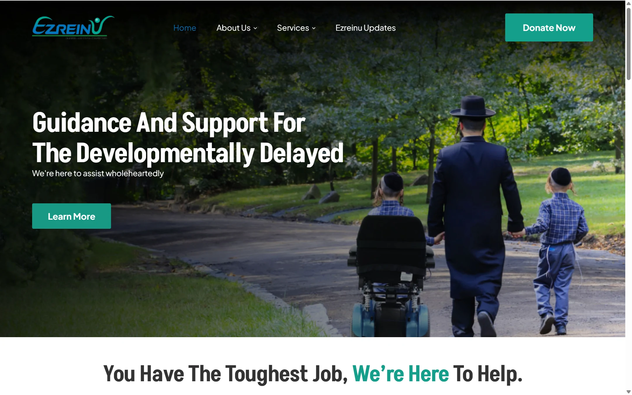 Ezreinu Services Community Support & Assistance Portal preview