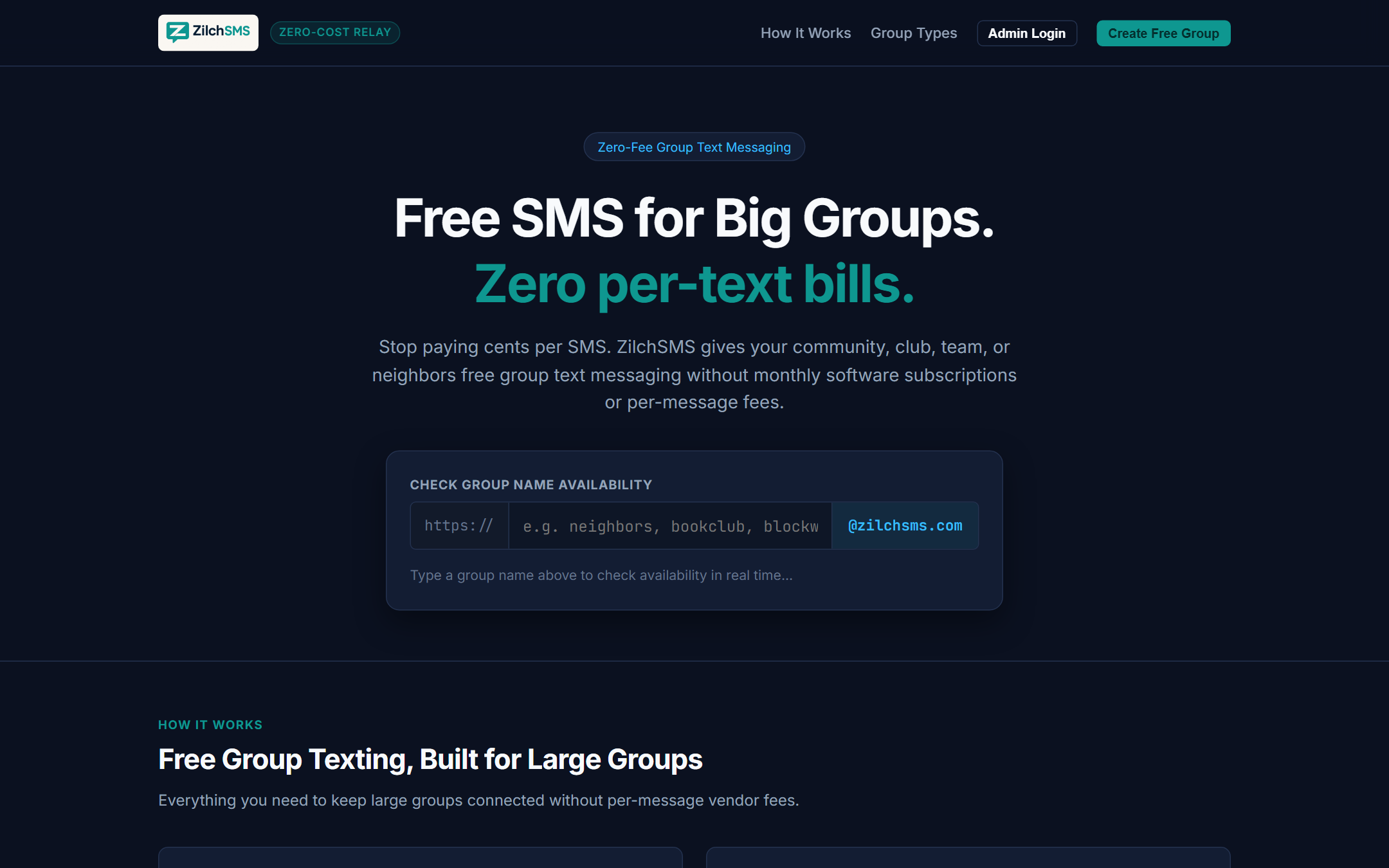 ZilchSMS Zero-Cost Carrier SMS Dispatch Engine preview